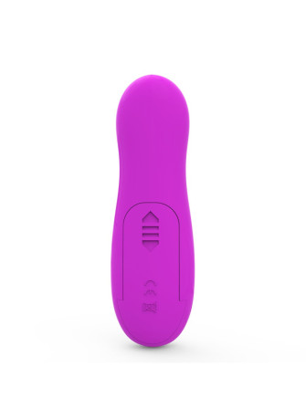 Stimulateur de clitoris par vibrations sur membranes violet 10 vitesses de voyage - BOZ-035PUR